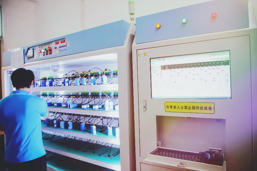 Modern production workshop for smart cleaning robots