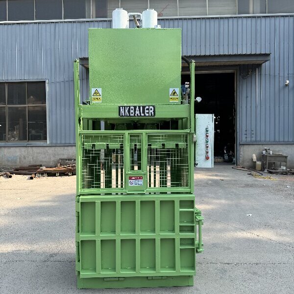 NKBALER Cardboard Box Baler in Operation