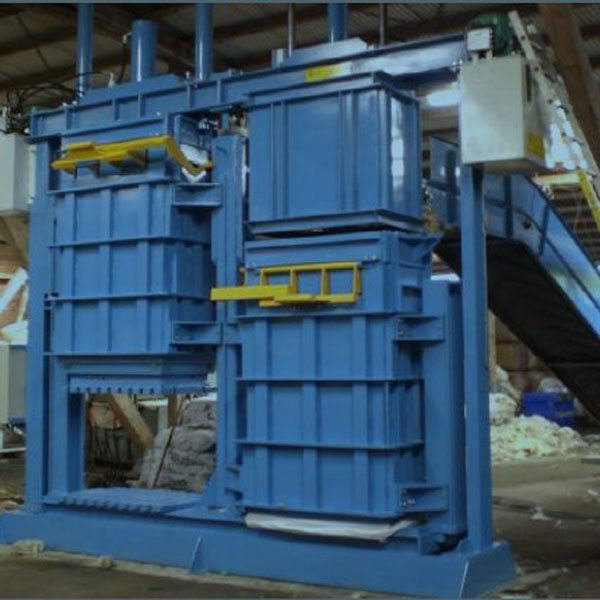 NKBALER Double Chambers Clothes Baler