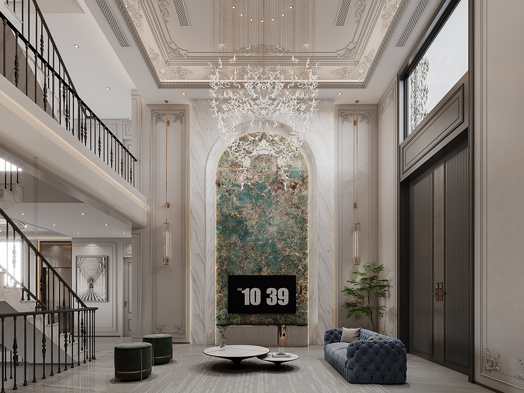 Luxury Villa Living Room by RICHART