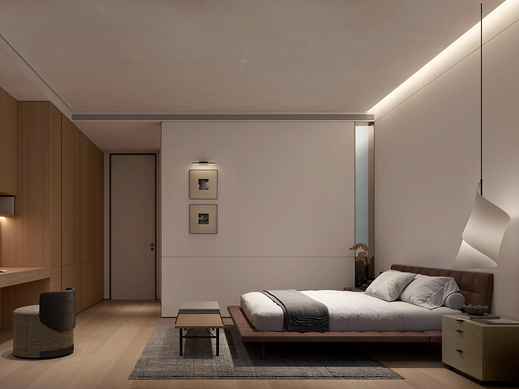 Luxury Villa Living Room with Custom Furniture