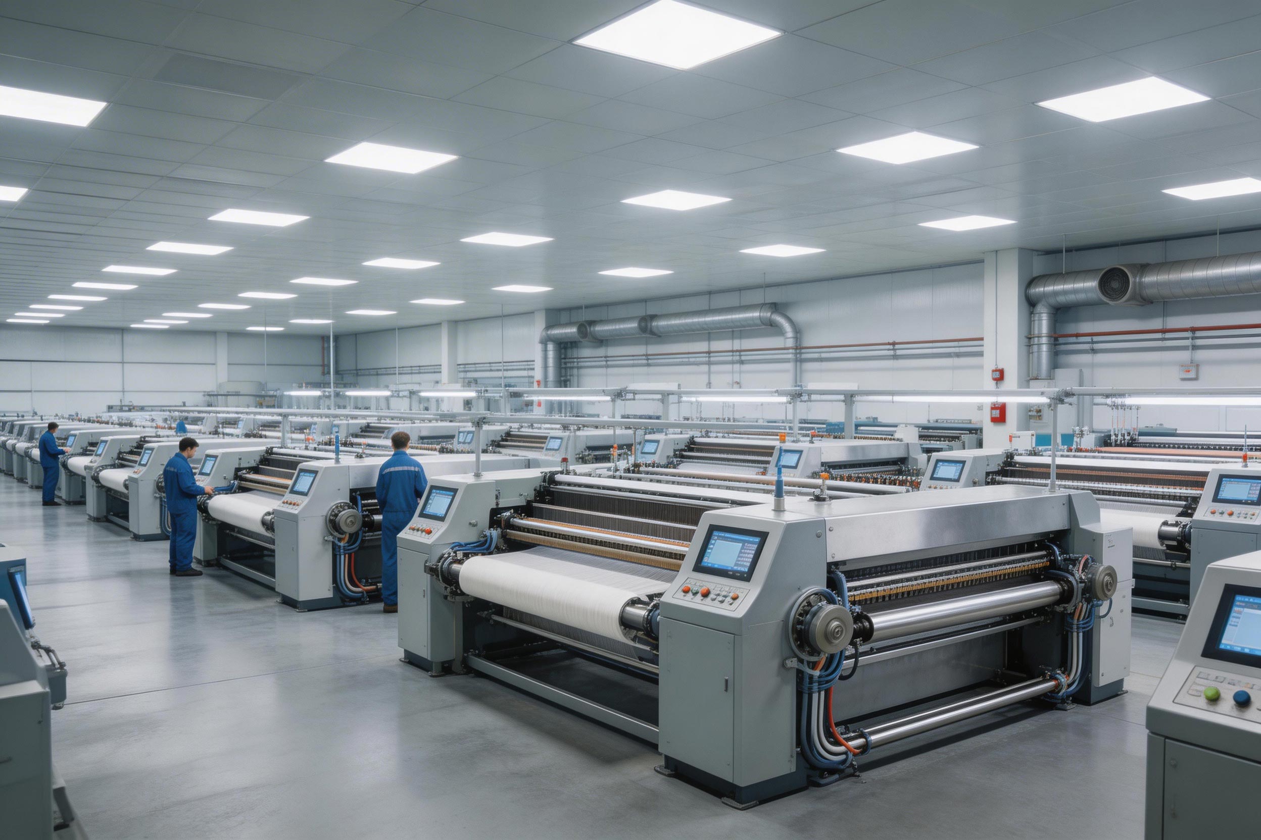 Modern Bed Blanket Manufacturing Facility