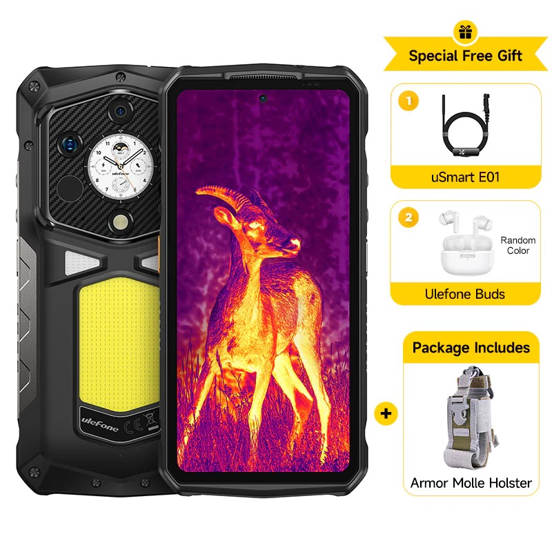 Ulefone Armor29 ProThermal showcasing thermal imaging