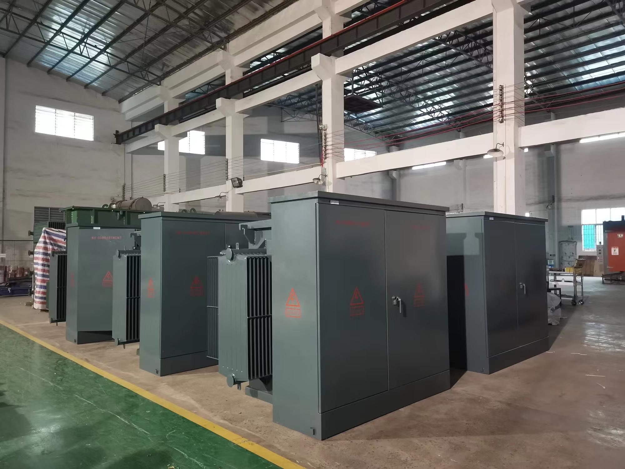Three-phase pad mounted transformer