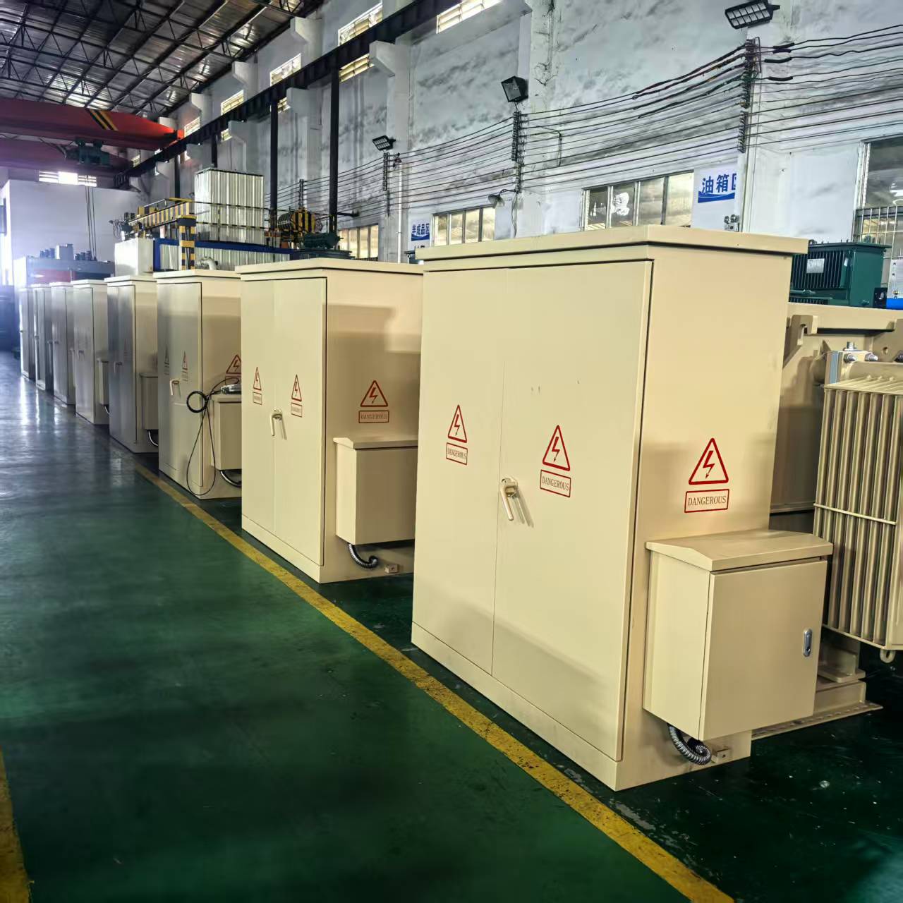 A three-phase pad mounted transformer from Winley Electric, designed for North American distribution applications with UL/cUL certification