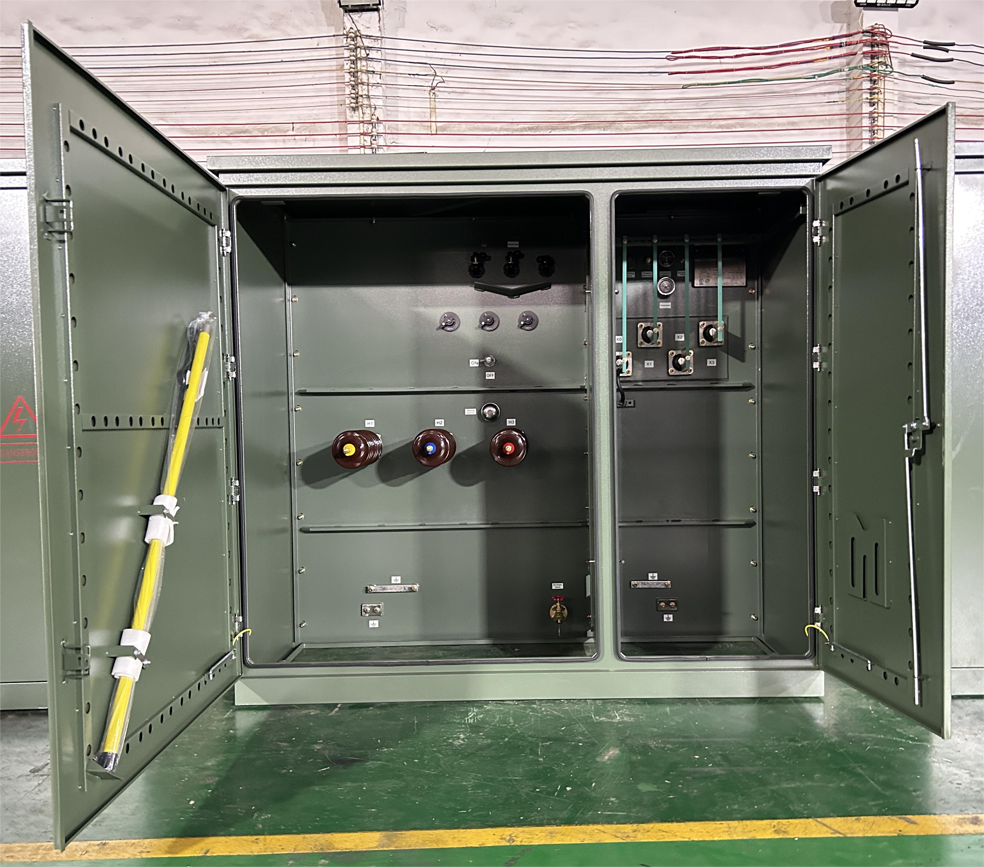 500kVA three-phase pad mounted transformer UL certified for North American utility projects