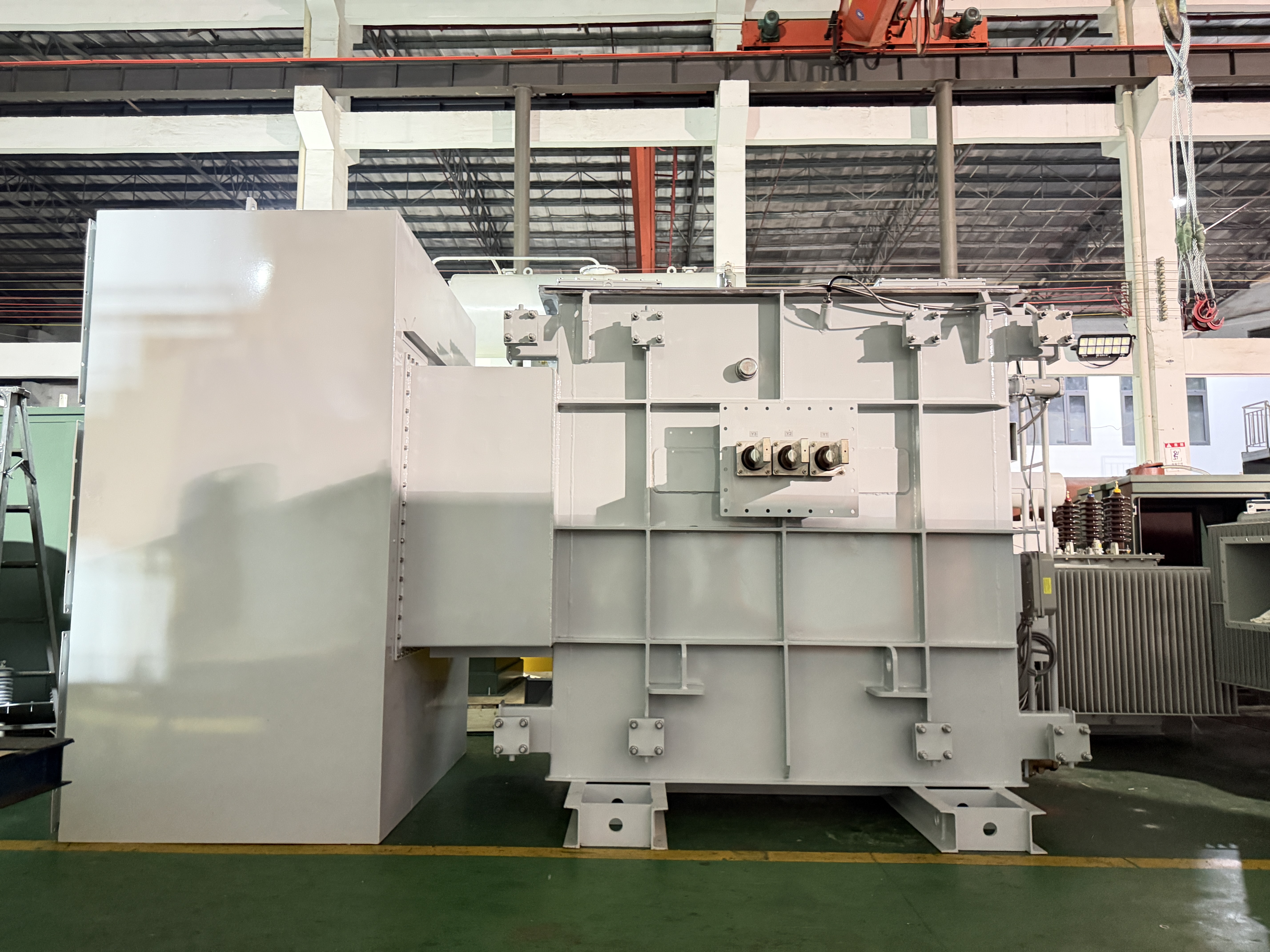 8 MVA substation power transformer with dual low-voltage split windings for a US solar-plus-storage interconnection project