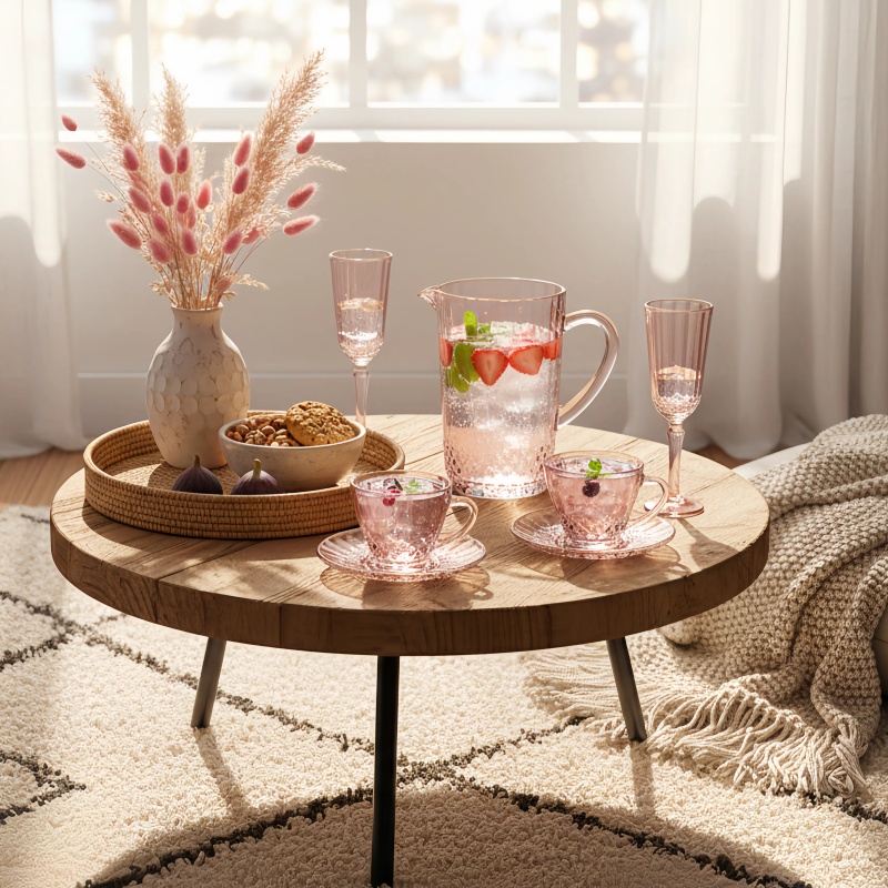 LAKOTTO Pink LUEUR SERIES Glassware