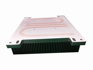 Skived Fin with Heat Pipe