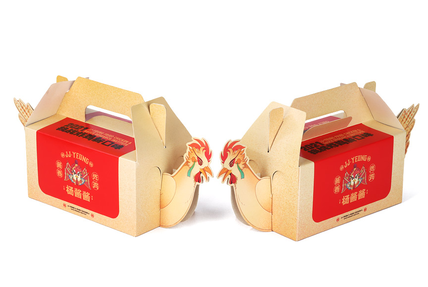 Assortment of custom paper boxes and food containers