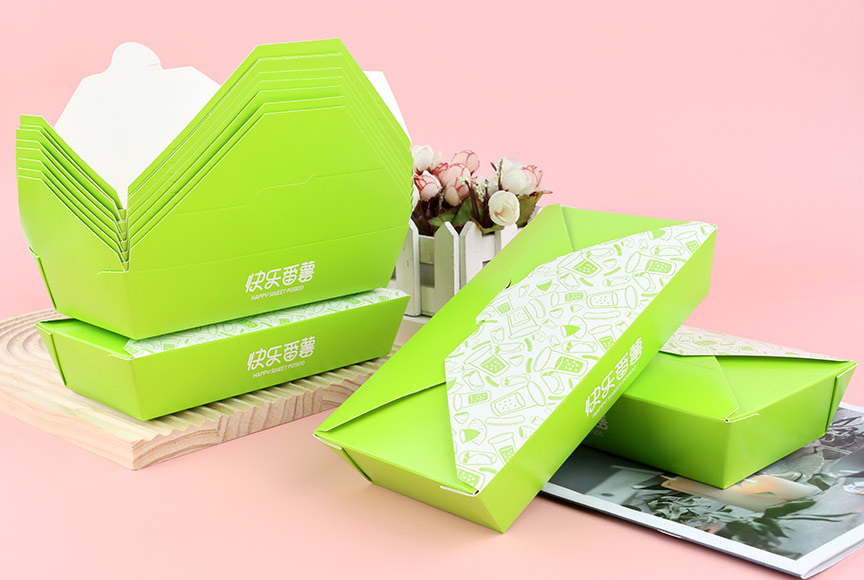 Assorted Food Containers and Paper Boxes