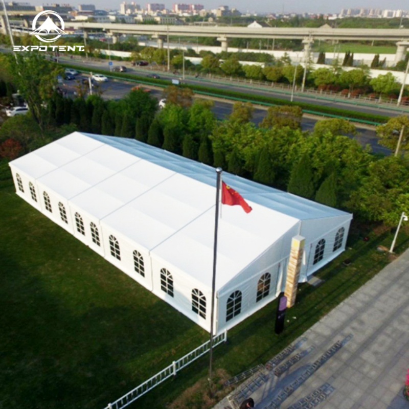 Large Span Clear Wedding Tent Interior