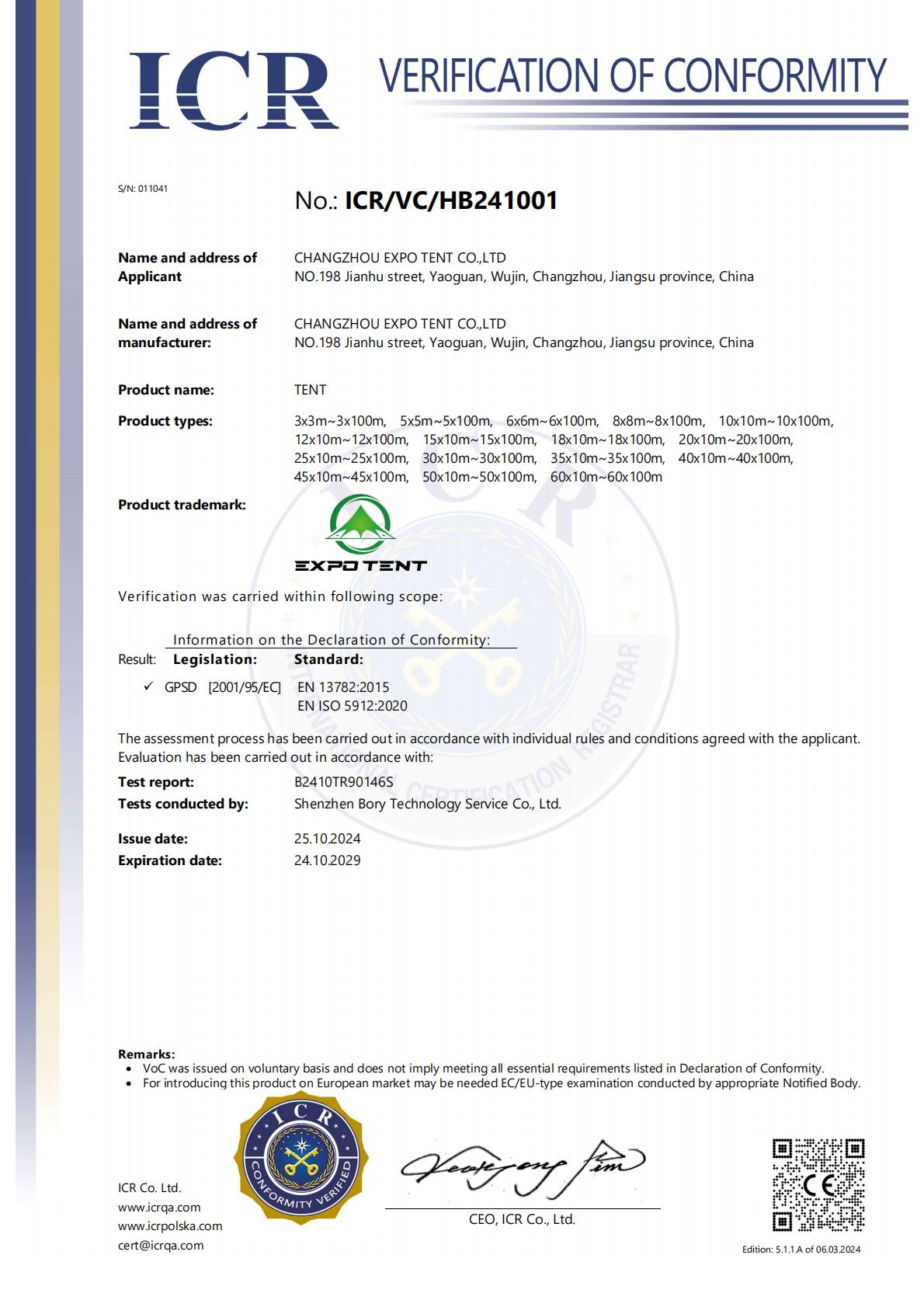 CE Certification