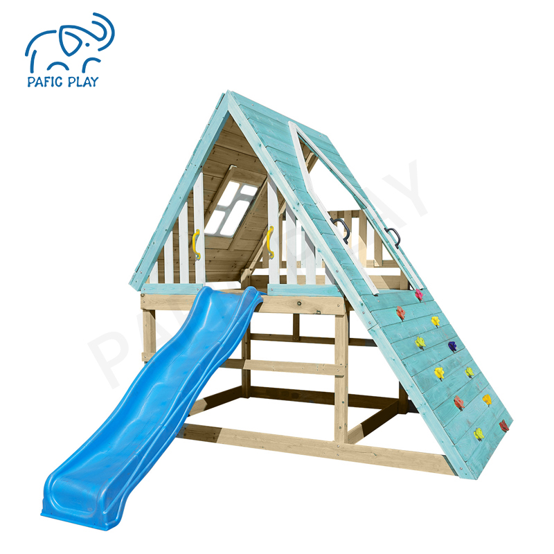 PAFIC PLAY Wooden Swing Set Example