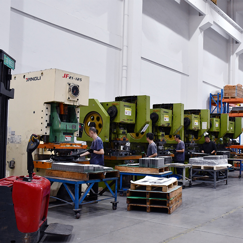 Stamping equipment used in plate heat exchanger plate forming