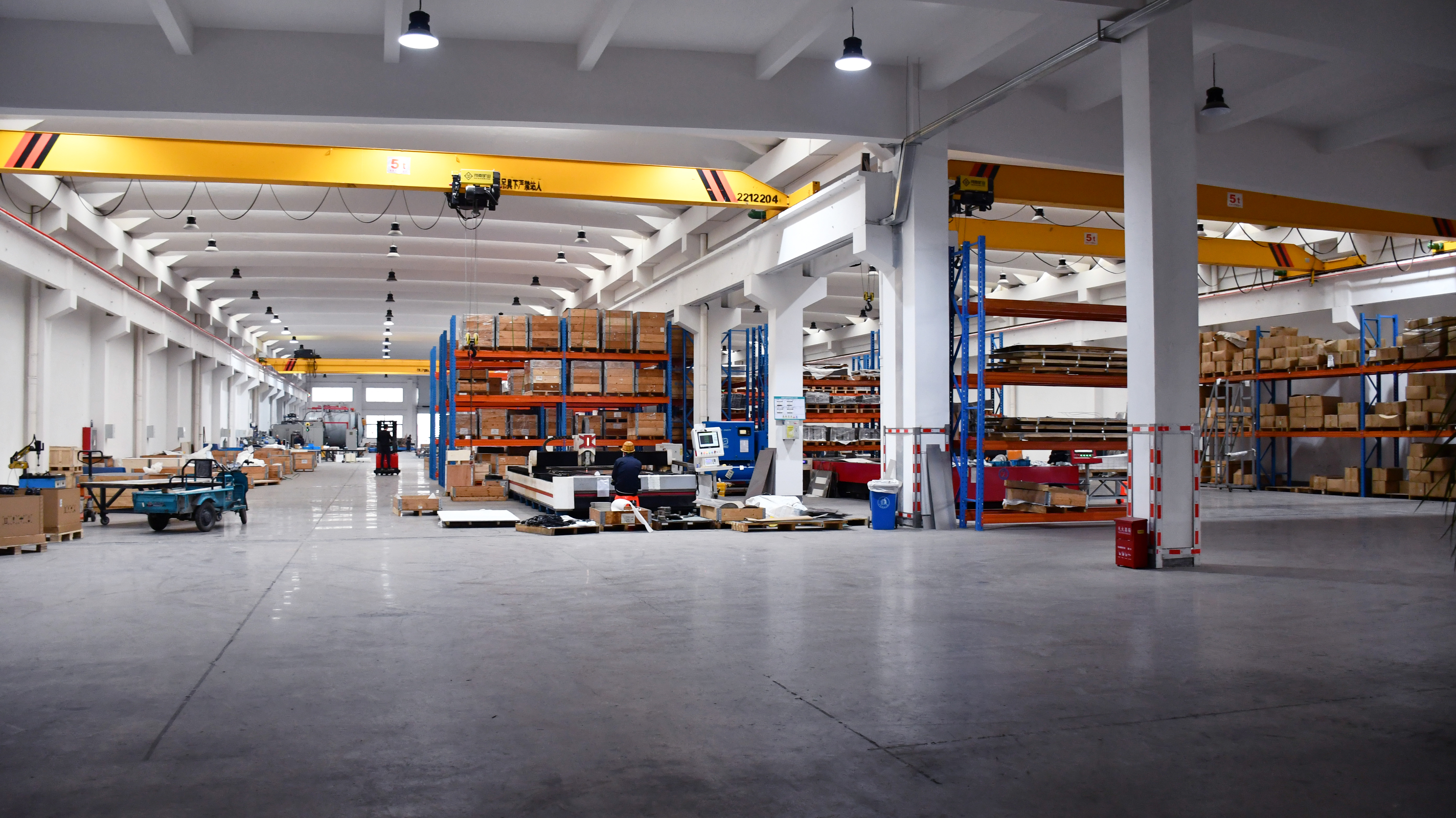 Yuling machinery workshop with advanced equipment