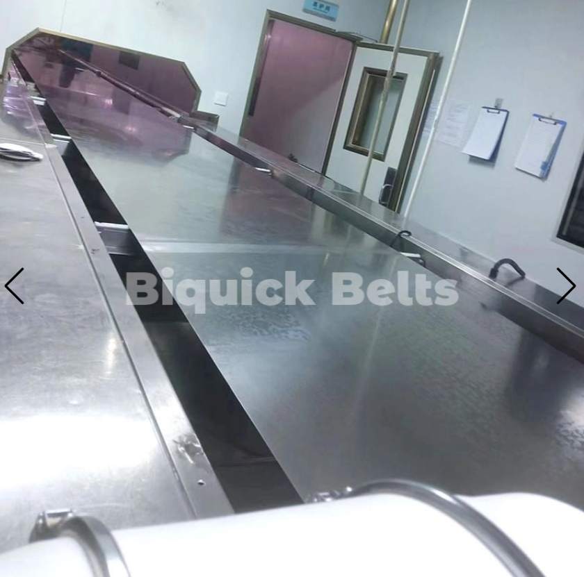 Stainless steel belt surface - smooth and seamless
