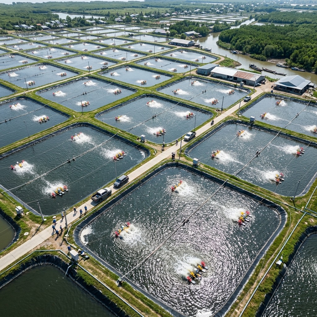 Successful energy-saving case in Vietnam shrimp farm
