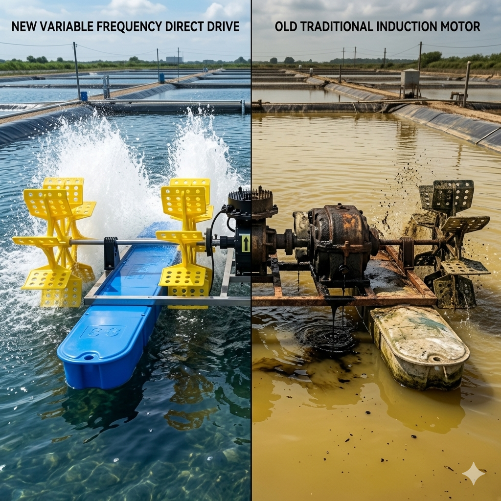 Comparison of gearless vs traditional aerator design