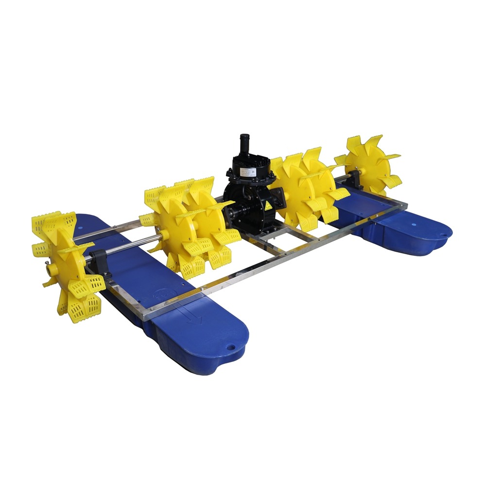 Waterwheel type variable frequency aerator - six impeller