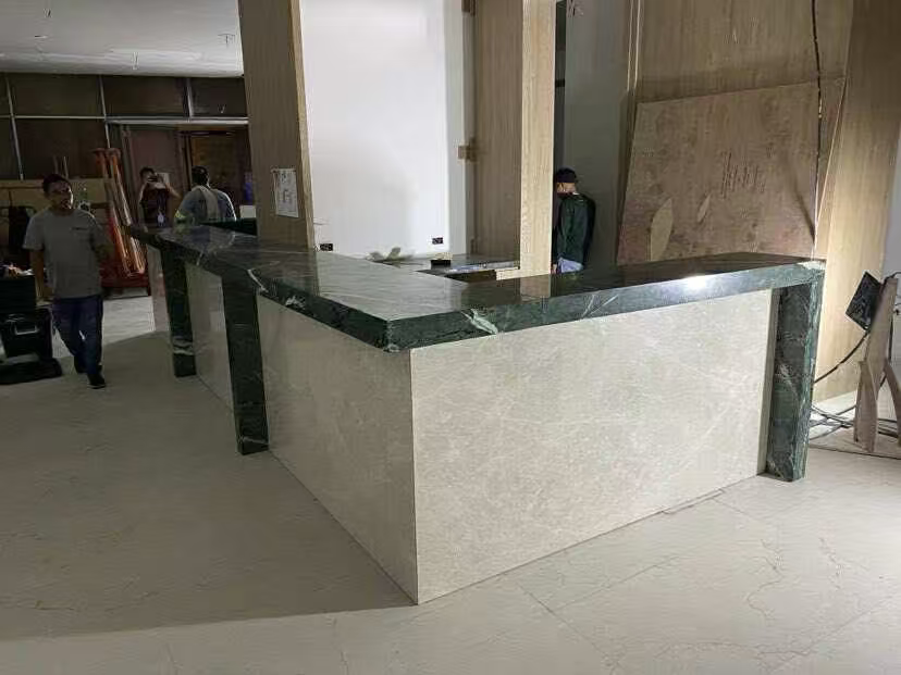 Custom marble table - example of SONGJIA's fabrication capabilities for bespoke stone furniture