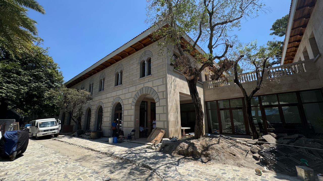 German beige limestone villa application