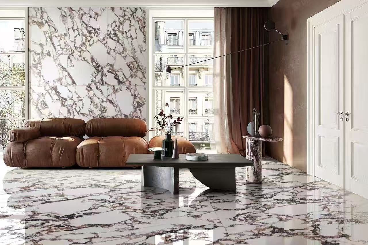 Bulgari Purple Marble Wall Cladding - Luxury interior application