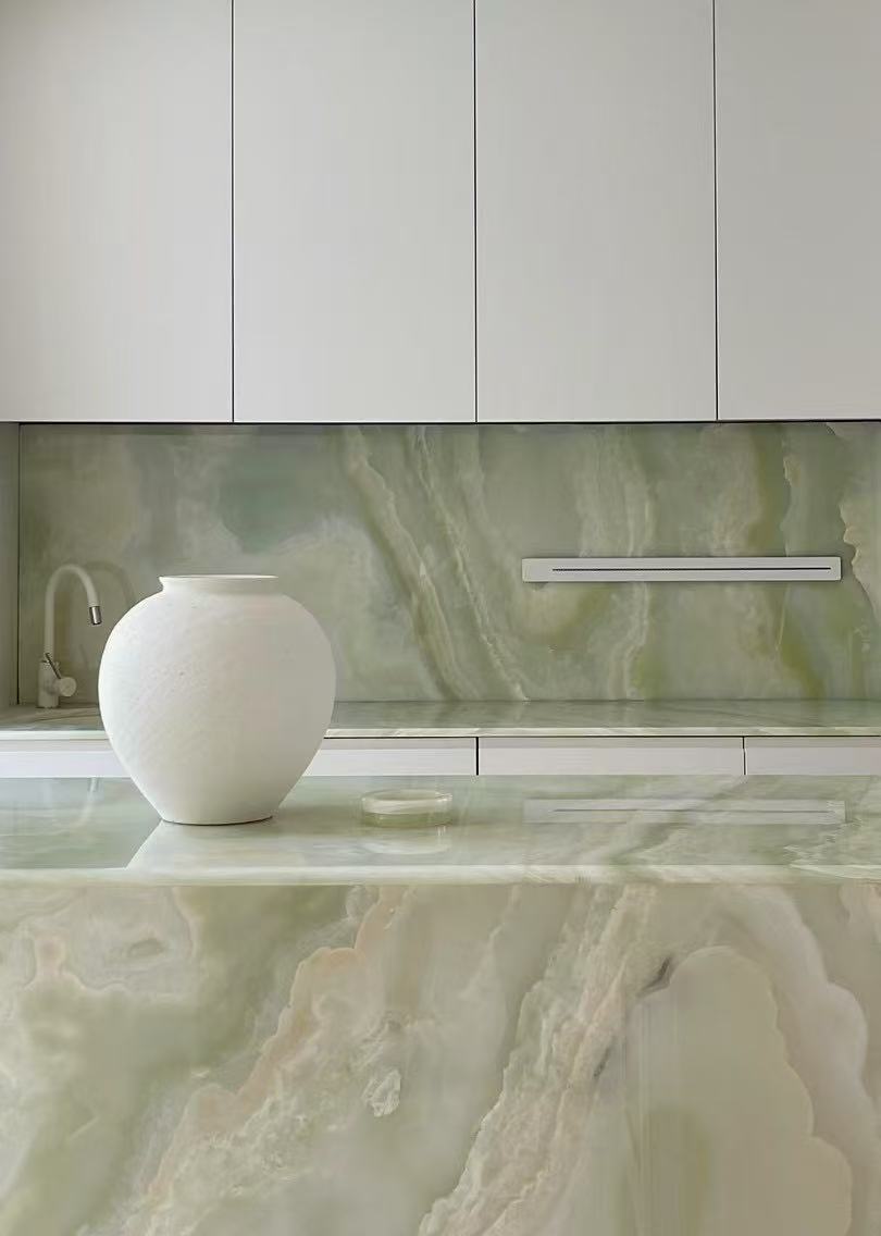 Green Onyx Kitchen Countertop