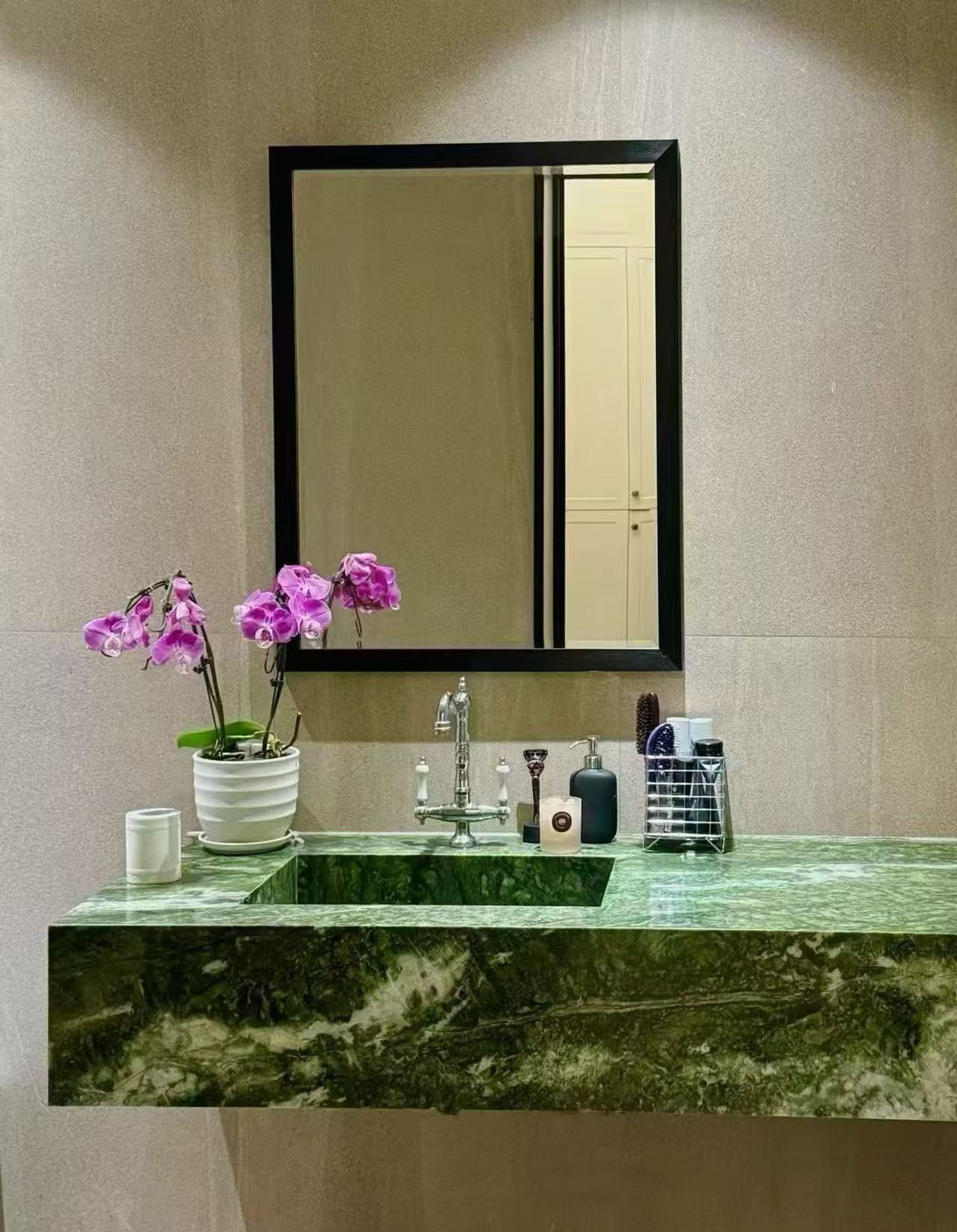 Dandong Green Marble Vanity Top