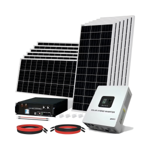 Home Solar Power System with Battery Storage