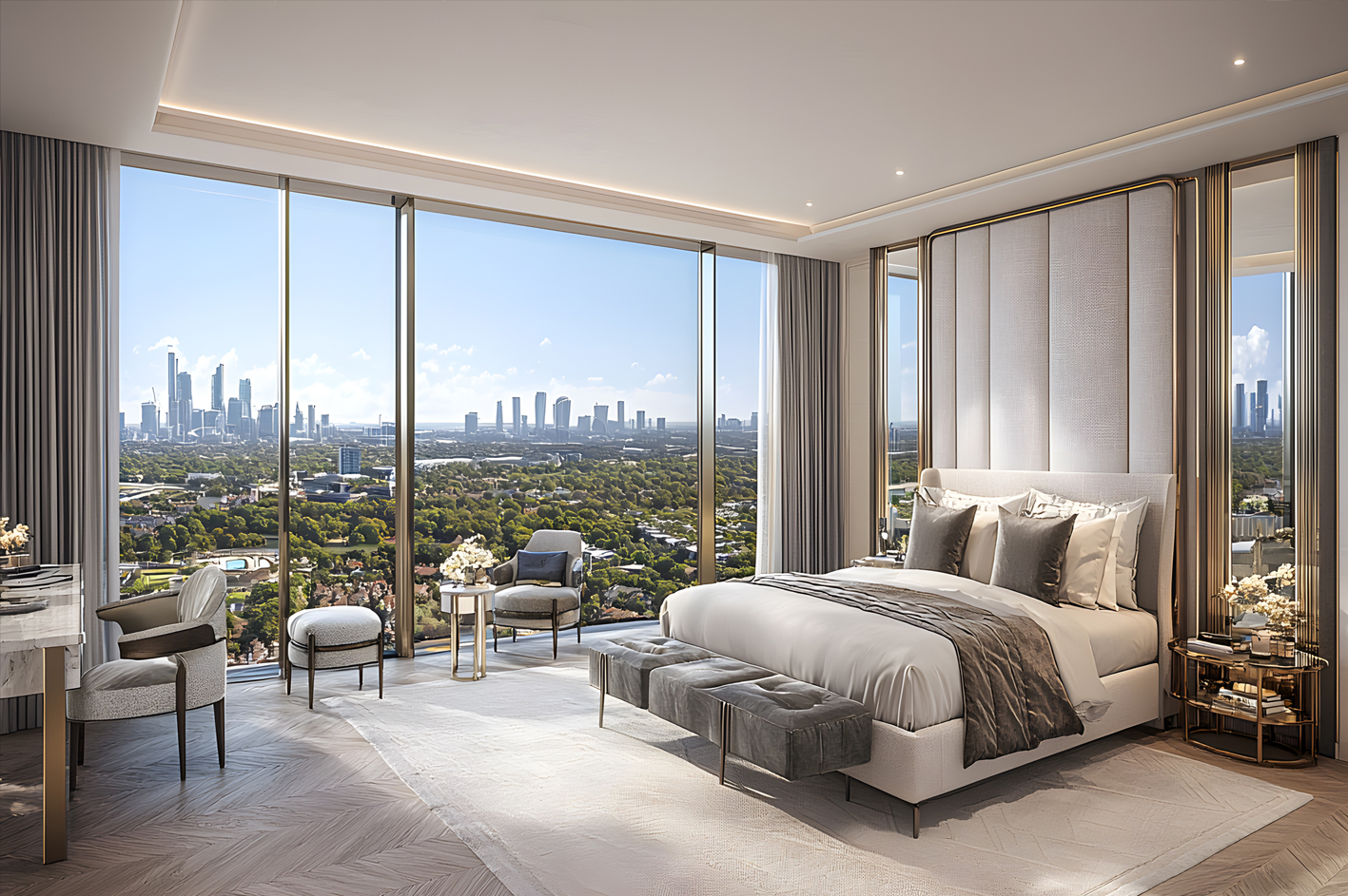 Luxury Hotel Bedroom with CODE TEXTILES Bedding