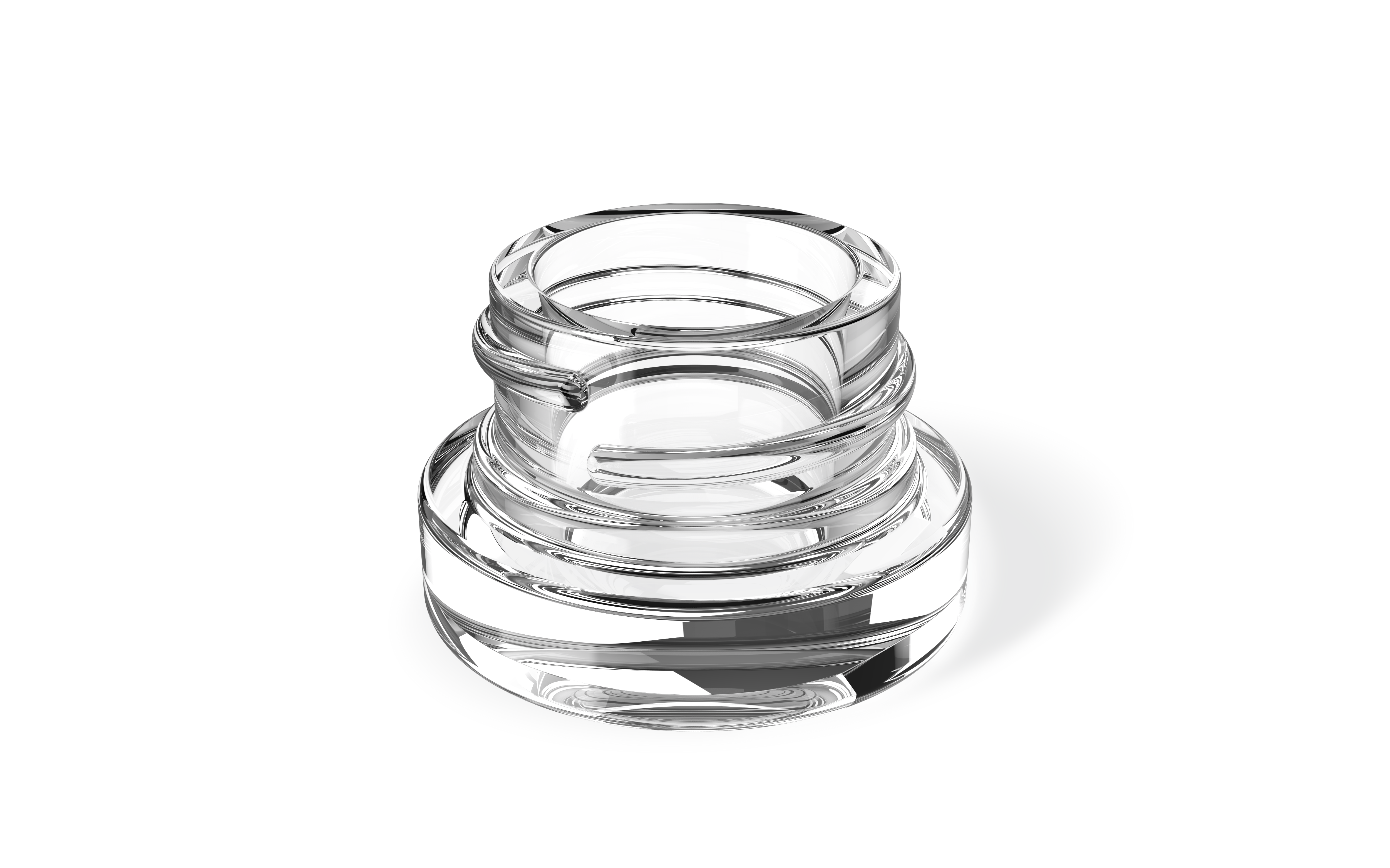 Round Glass Child Resistant Jar H19-0010C - Alternate View
