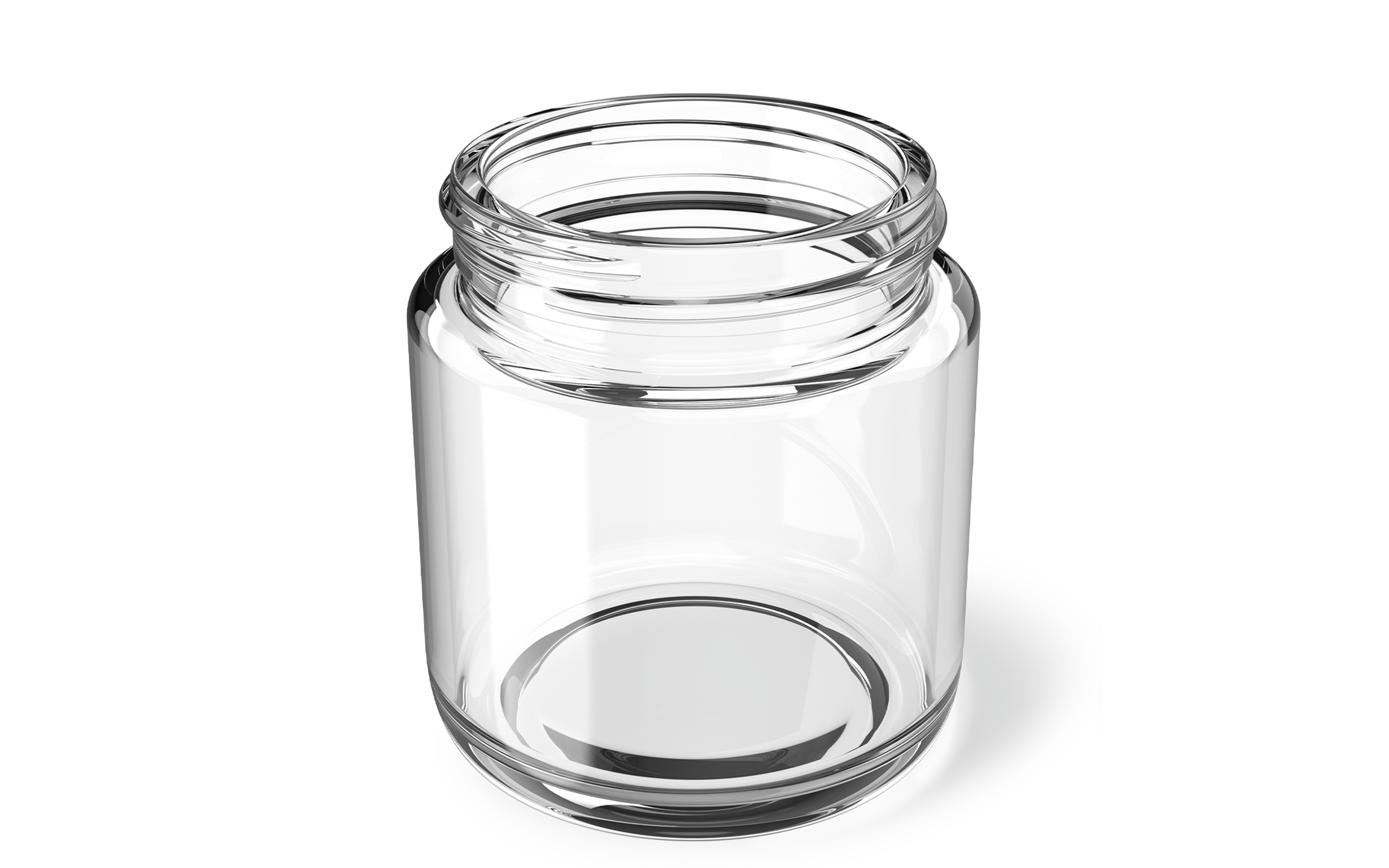 100ml Child Resistant Round Glass Jar H21-0015C with CR Cap for Food and Pharma