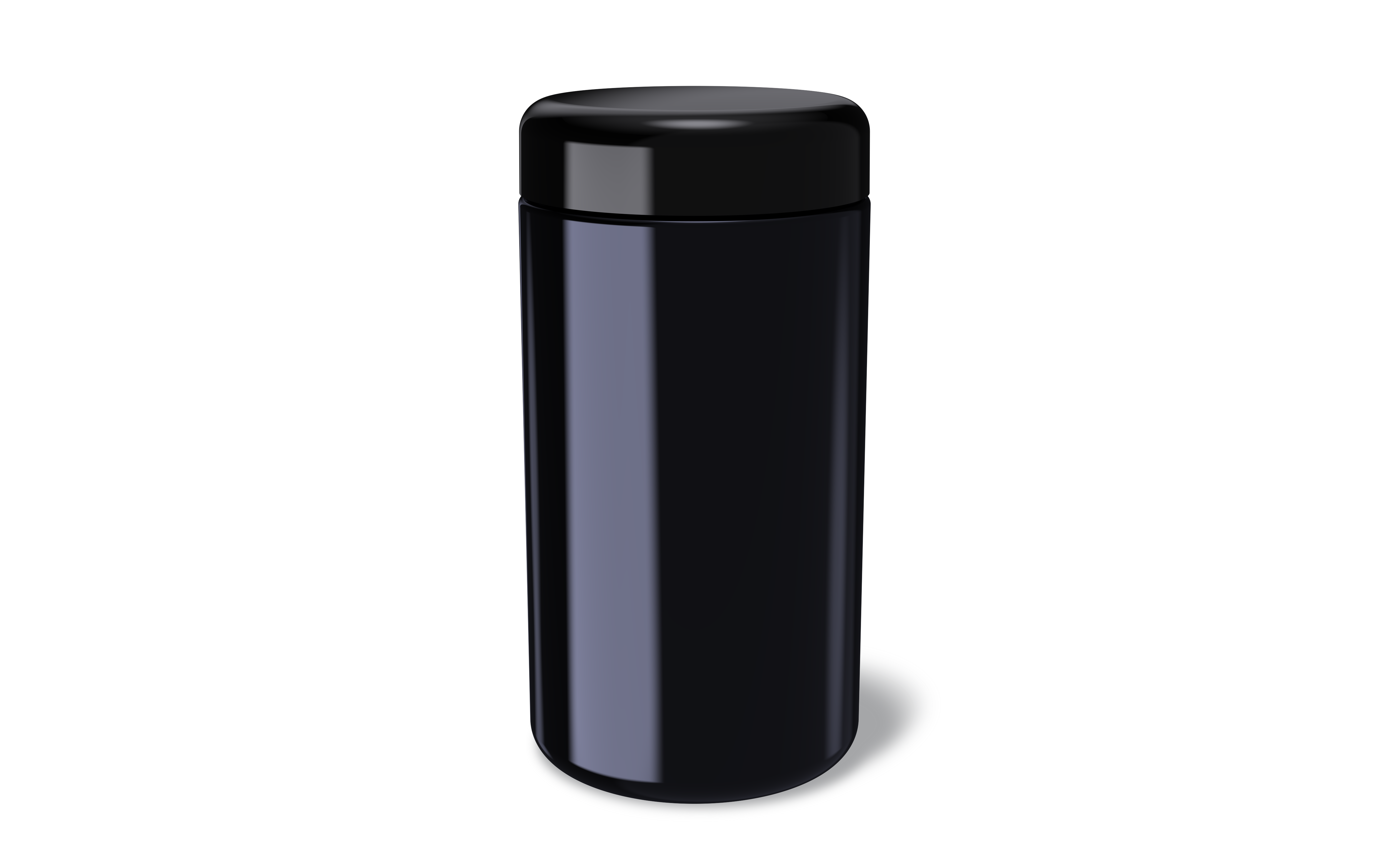 Violet Glass Storage Jar 500ml for Food Packaging