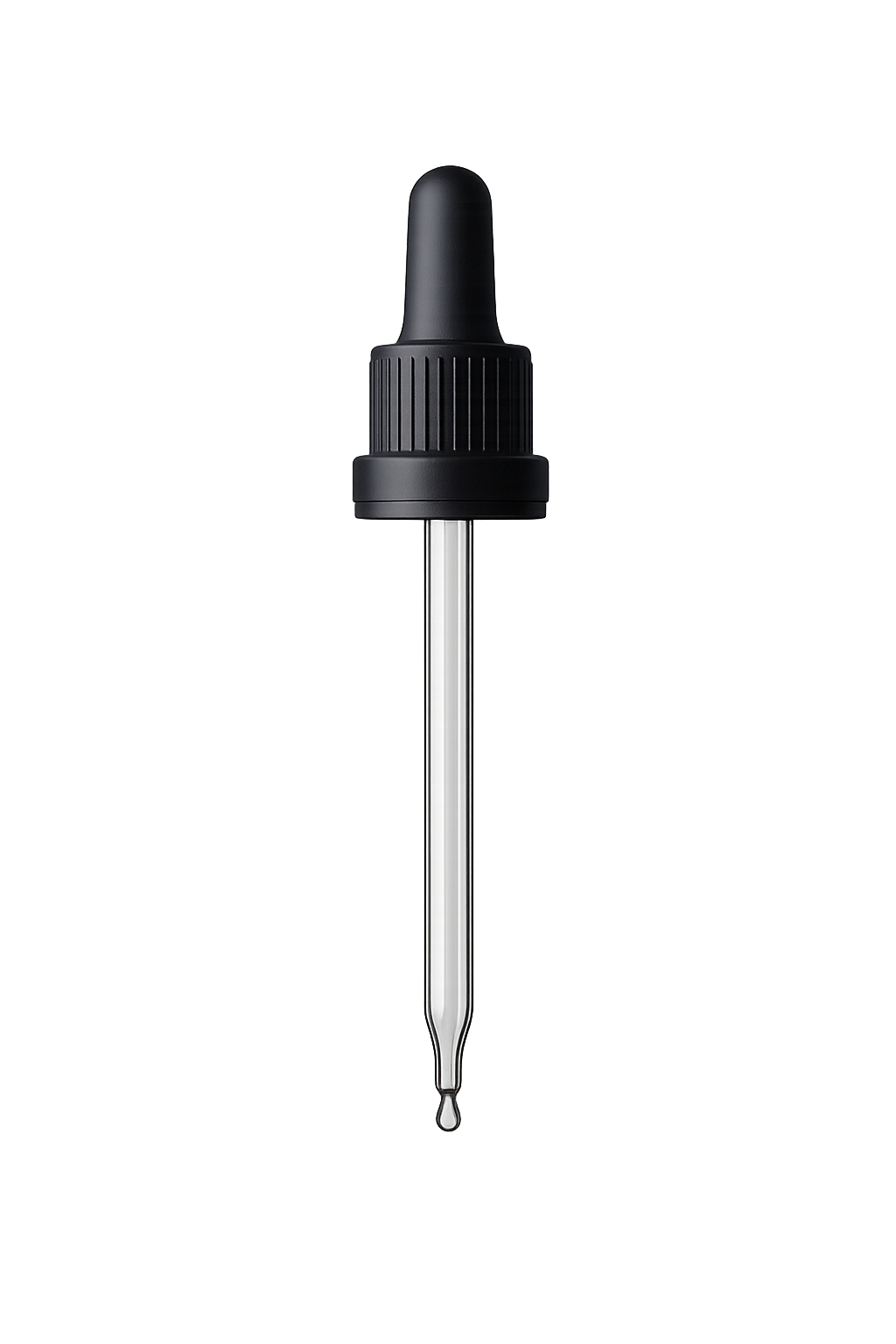 Violet glass dropper bottle from the HDV3 range for liquid tincture supplement packaging