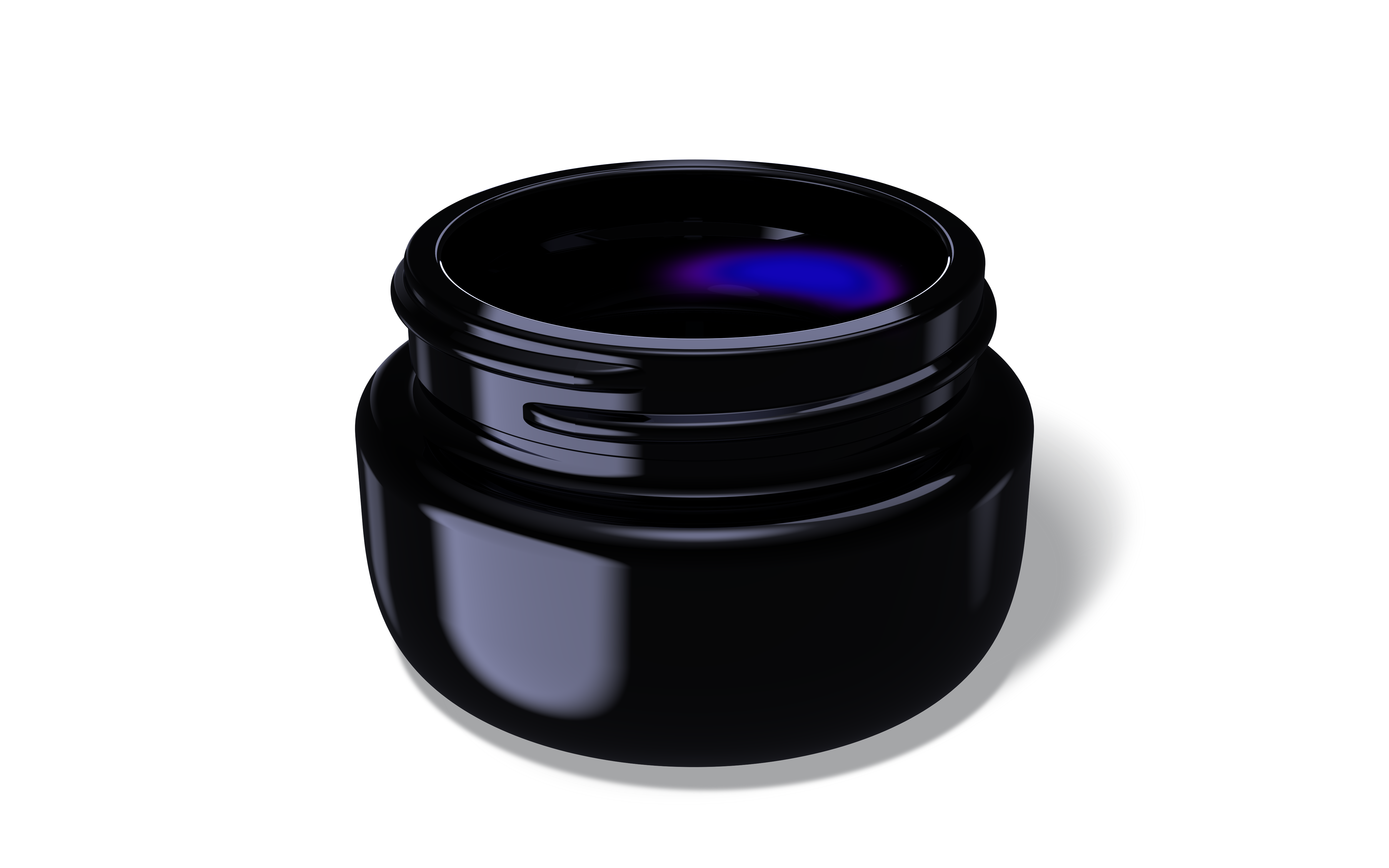 30ml violet glass jar H21-0012V