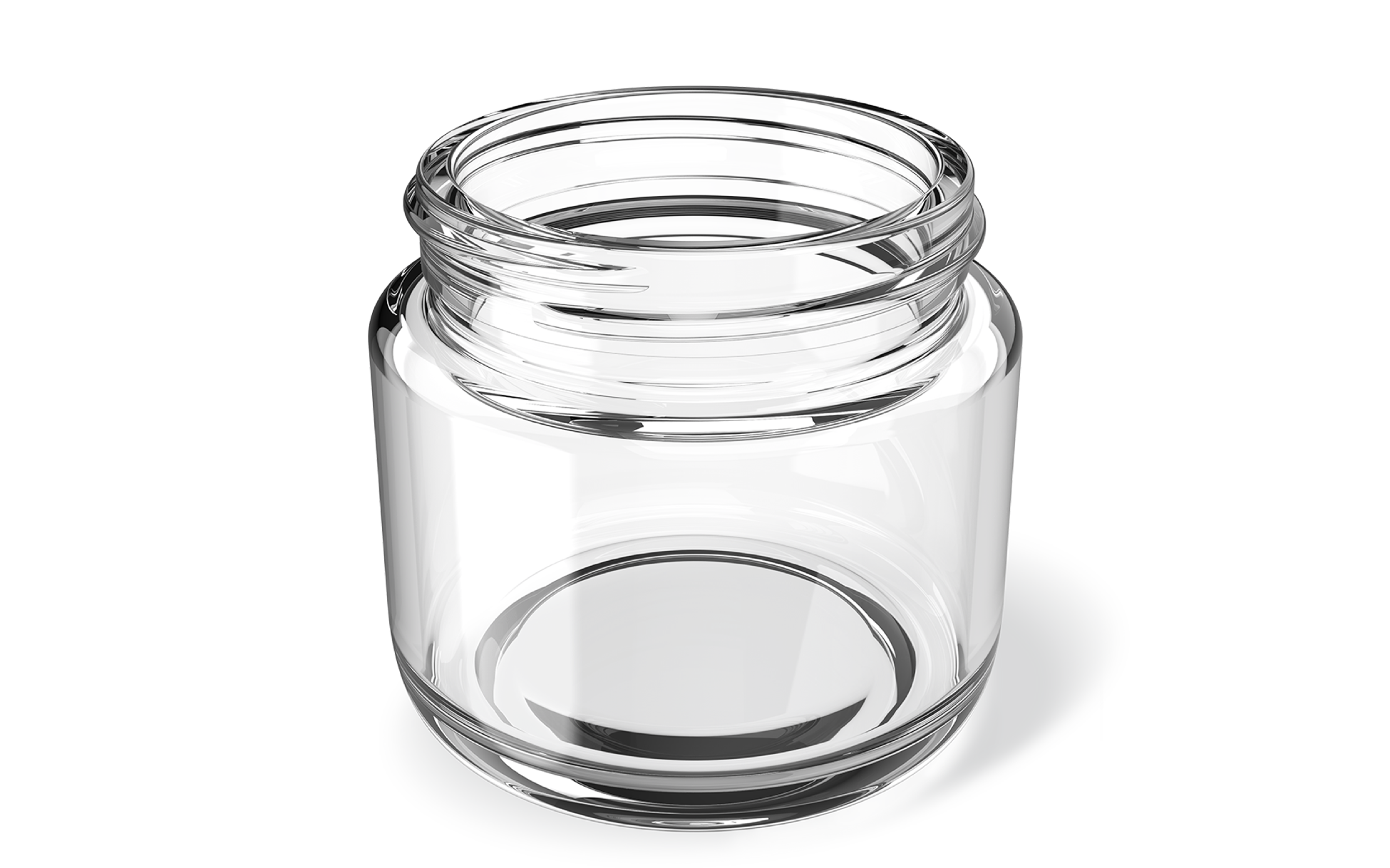 70ml Child Resistant Round Glass Jar H21-0014C with CR Cap for Cosmetics