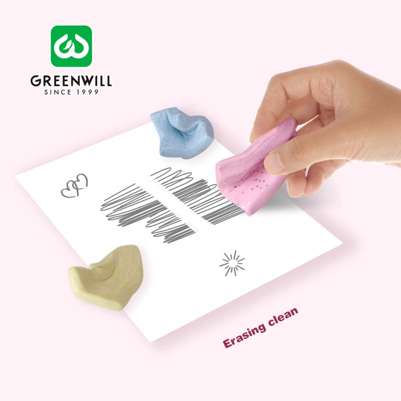 Greenwill glitter kneadable eraser for artists