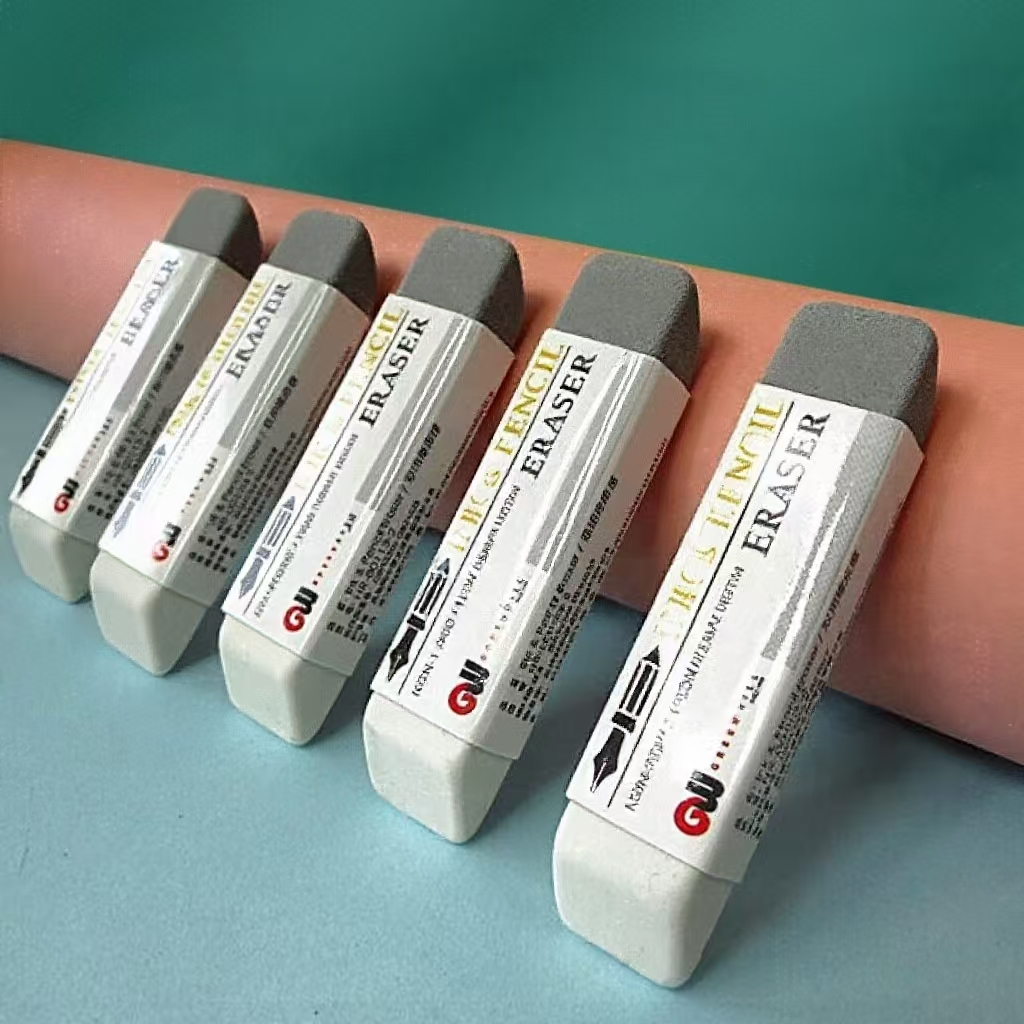 Ink pen eraser - quartz sand eraser top view