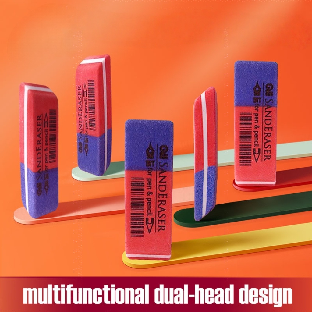 Dual head sand eraser for pen and pencil from Greenwill