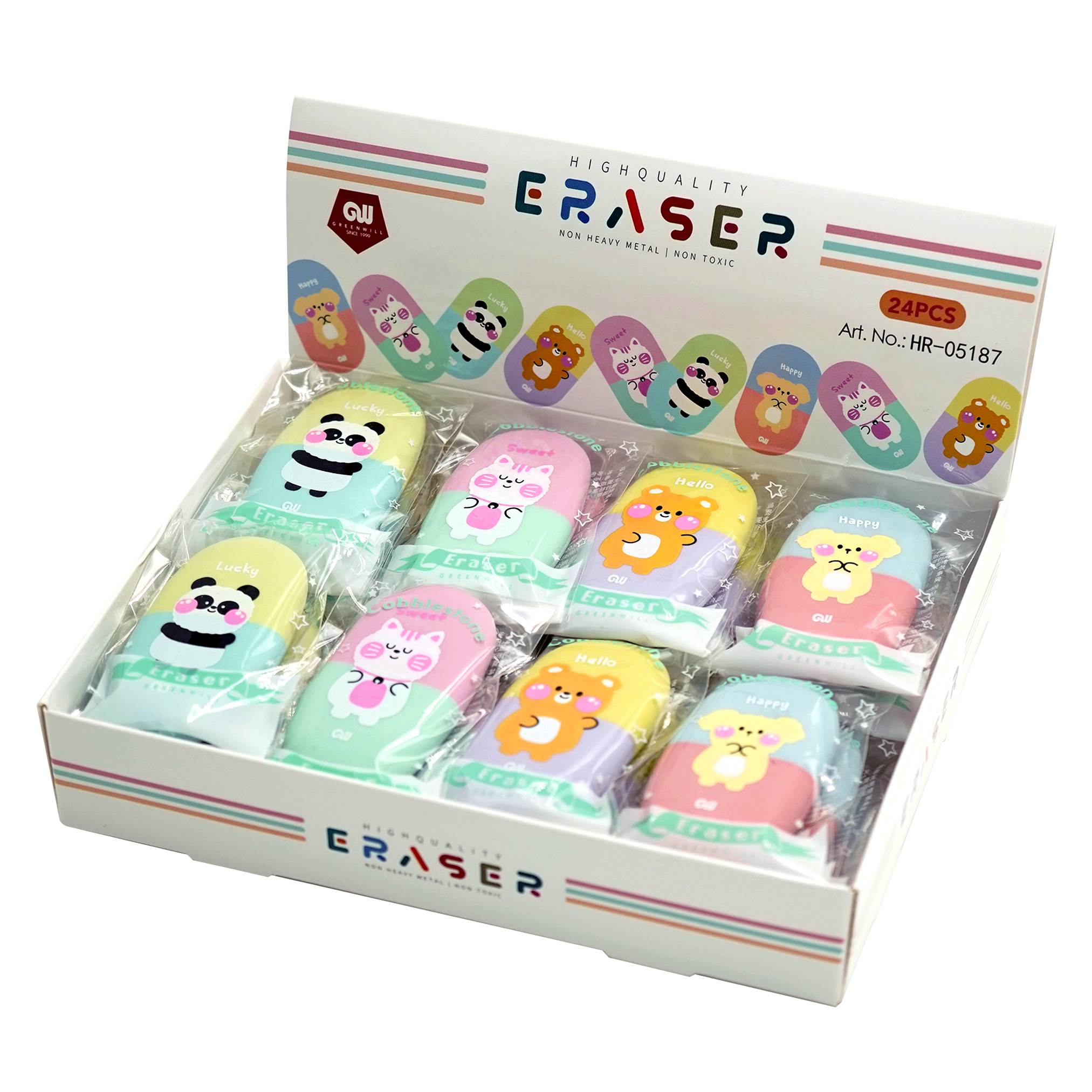 Soap shaped eraser