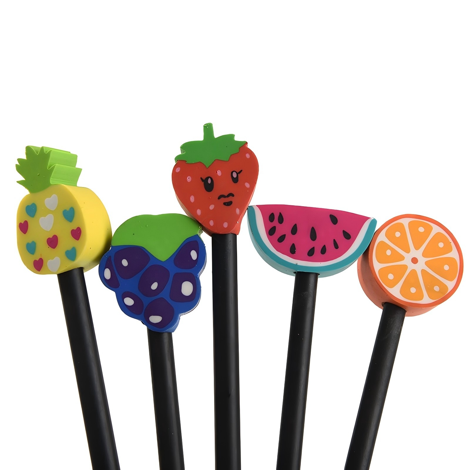 Creative pencil topper eraser
