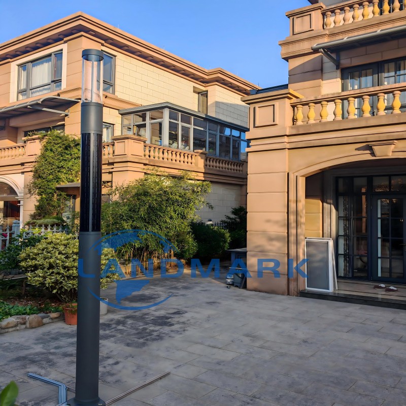 A standalone solar light pole