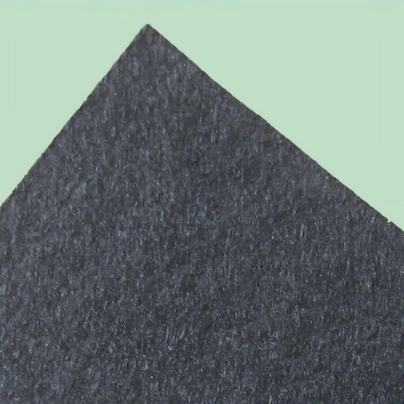 Black polypropylene needle-punched nonwoven geotextile