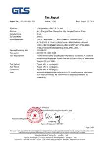 RoHS Test Report for Driver