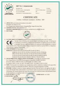 CE Certificate