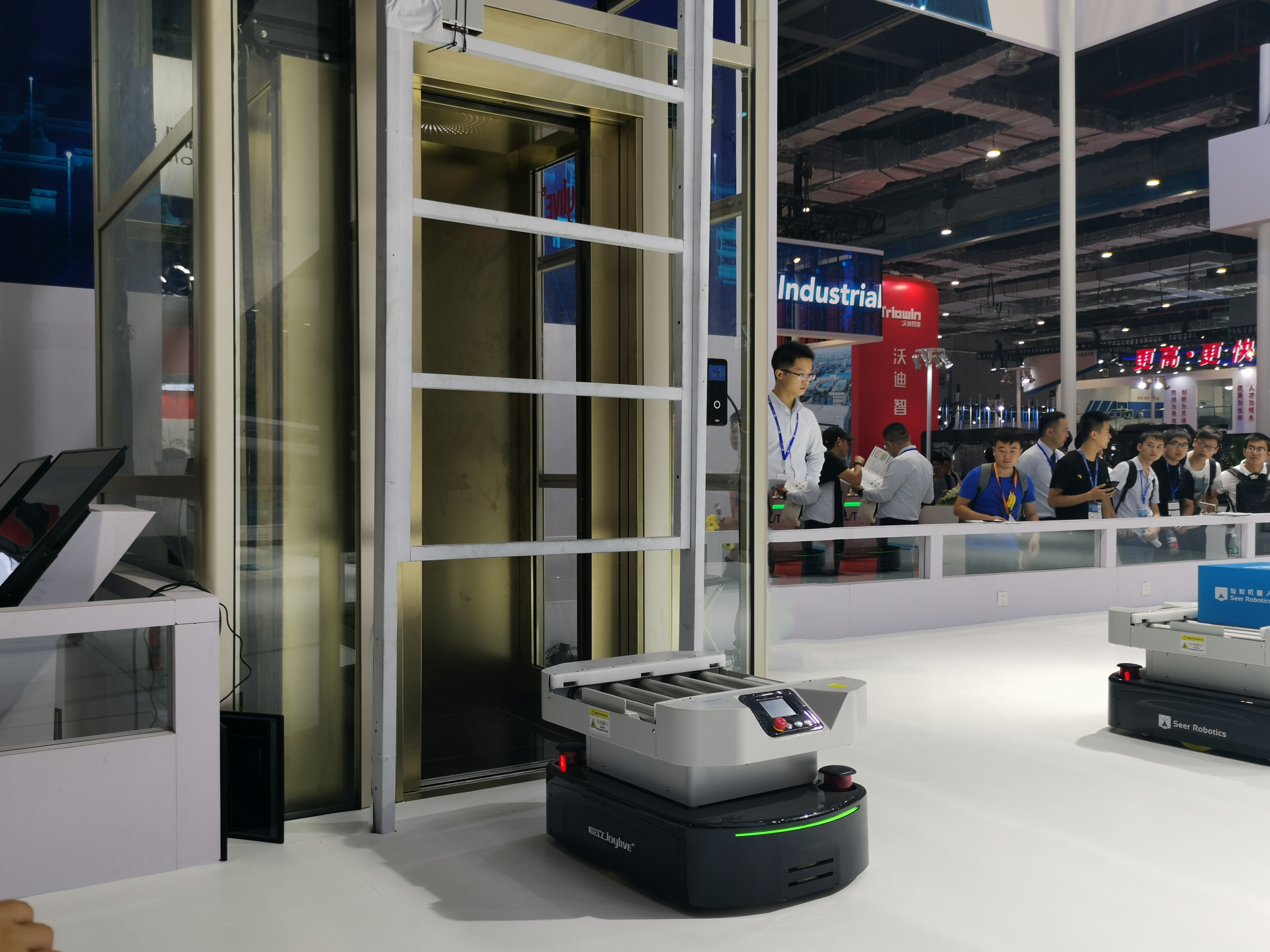 Heavy-Duty Freight Elevator in Industrial Setting