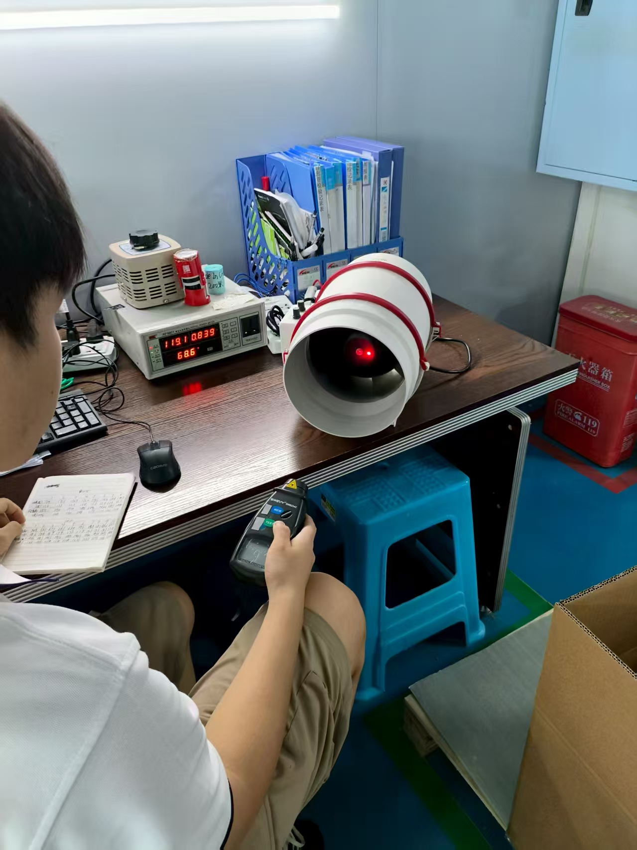 Aosun Fan Air Volume Testing