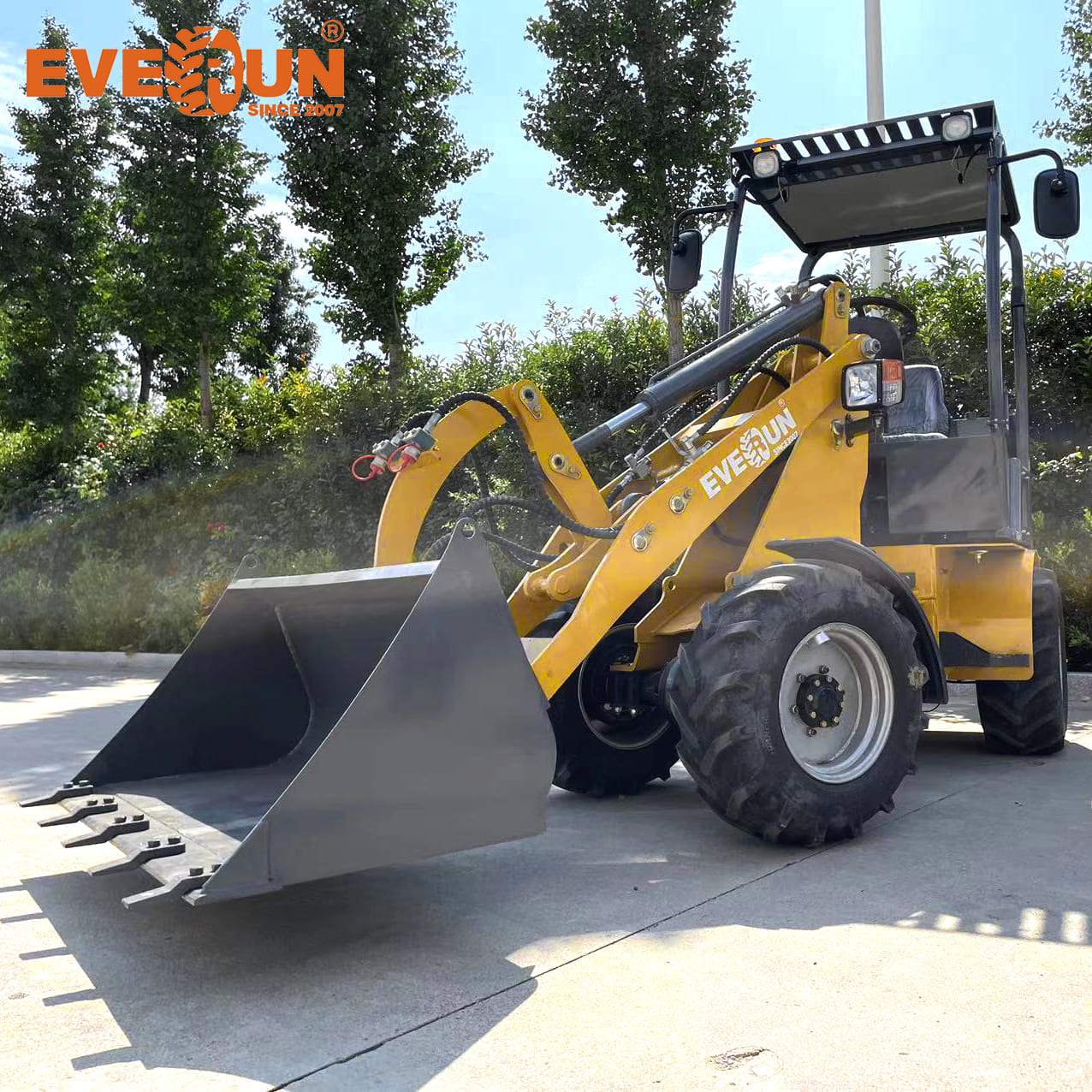 Request EVERUN electric wheel loader compliance documentation and quotation