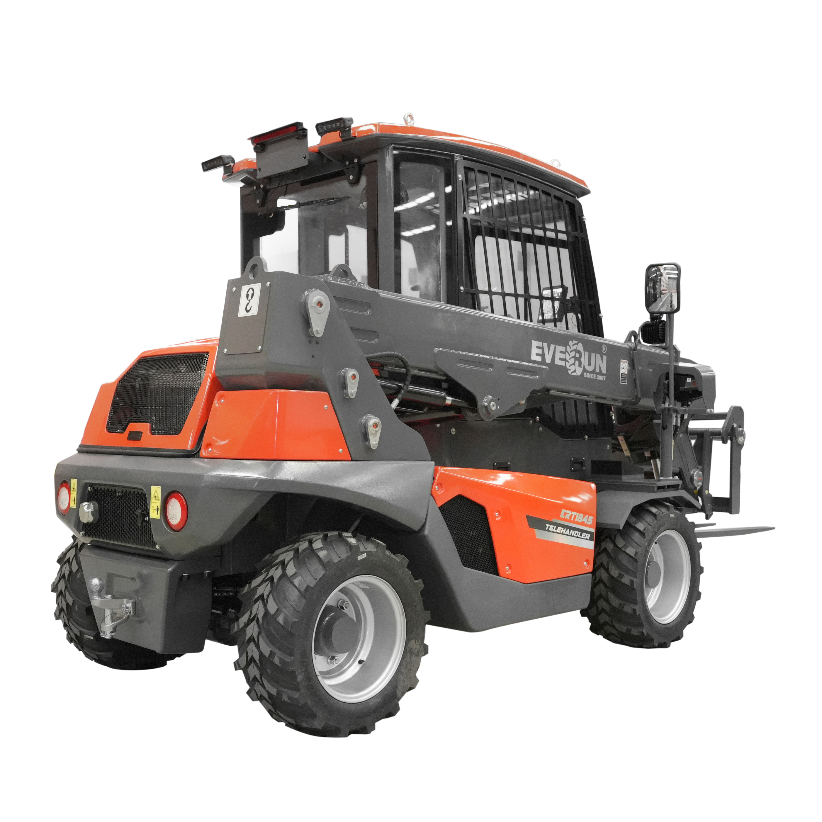 ERT1845 telehandler rated for 1800 kg maximum load capacity